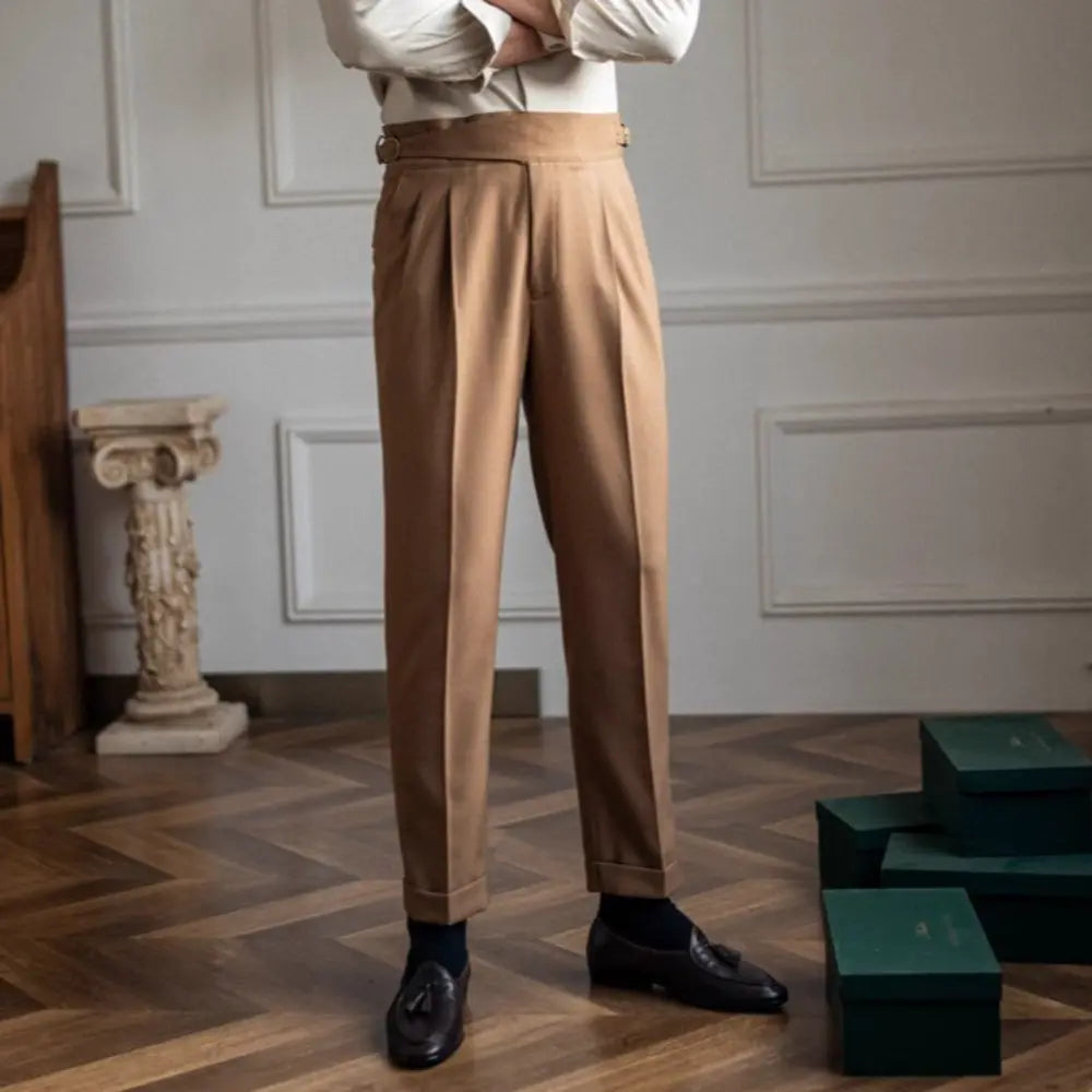 High waist men’s trousers