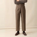 High Waist Suit Pants Men's Spring And Summer Straight Prendersons