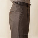 High Waist Suit Pants Men's Spring And Summer Straight Prendersons