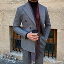 Houndstooth Double Breasted Slim Fit Suit Men's Suit Prendersons