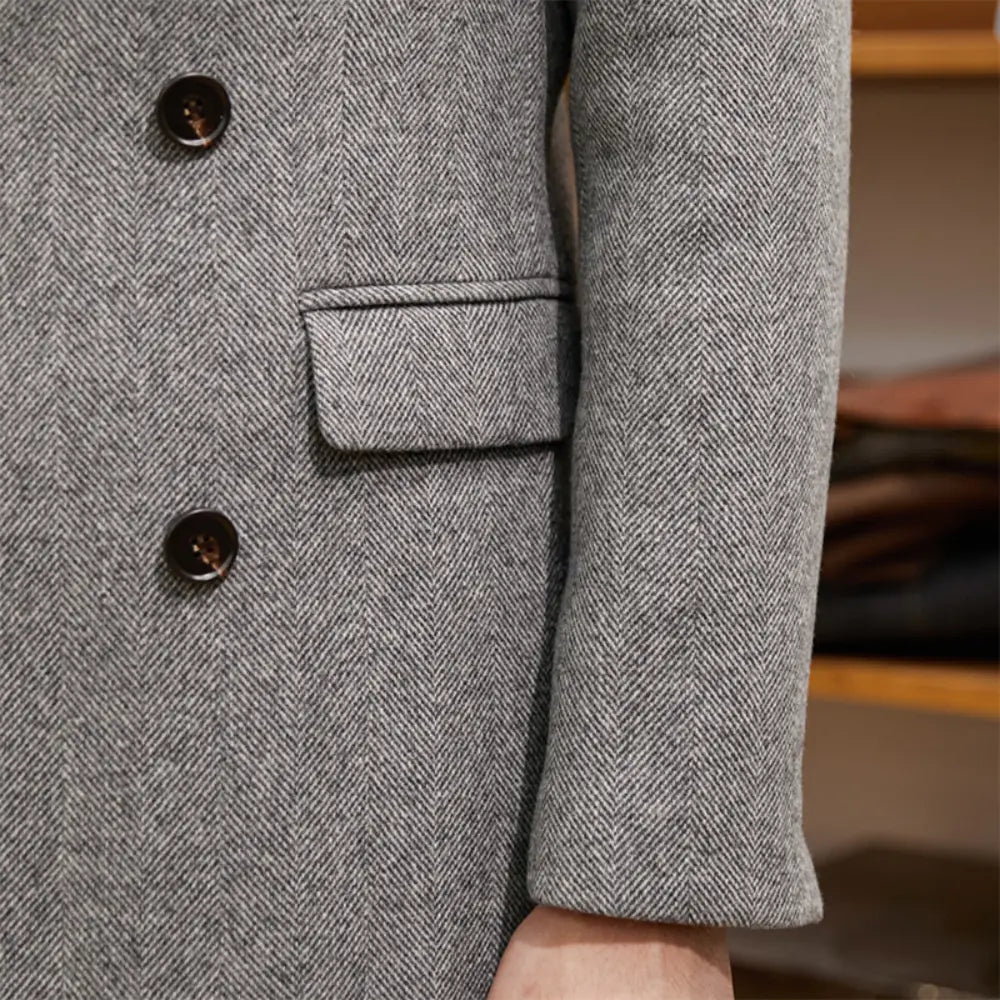 Italian Autumn And Winter Bar MACN Warm Wool Overcoat Prendersons
