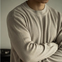 Jacquard Autumn And Winter Crew Neck Pullover Sweater Men Prendersons