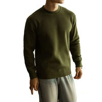 Jacquard Autumn And Winter Crew Neck Pullover Sweater Men Prendersons