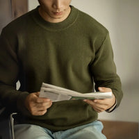 Jacquard Autumn And Winter Crew Neck Pullover Sweater Men Prendersons
