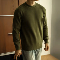 Jacquard Autumn And Winter Crew Neck Pullover Sweater Men Prendersons