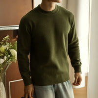 Jacquard Autumn And Winter Crew Neck Pullover Sweater Men Prendersons