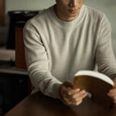 Jacquard Autumn And Winter Crew Neck Pullover Sweater Men Prendersons
