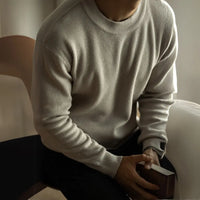 Jacquard Autumn And Winter Crew Neck Pullover Sweater Men Prendersons