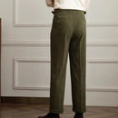 Japanese-style Retro Fashion Corduroy High Waist Suit Pants Prendersons
