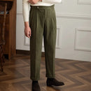 Japanese-style Retro Fashion Corduroy High Waist Suit Pants Prendersons