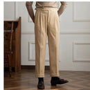 Japanese-style Retro Fashion Corduroy High Waist Suit Pants Prendersons
