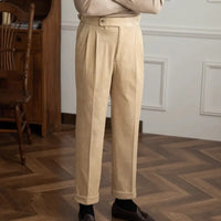 Japanese-style Retro Fashion Corduroy High Waist Suit Pants Prendersons
