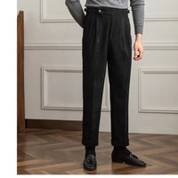 Japanese-style Retro Fashion Corduroy High Waist Suit Pants Prendersons