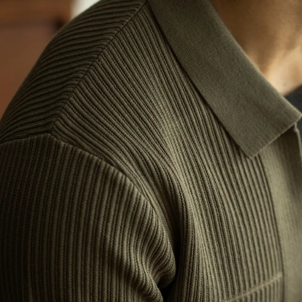 Lapel Knitted Cardigan Long Sleeve Coat Prendersons