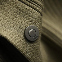 Lapel Knitted Cardigan Long Sleeve Coat Prendersons