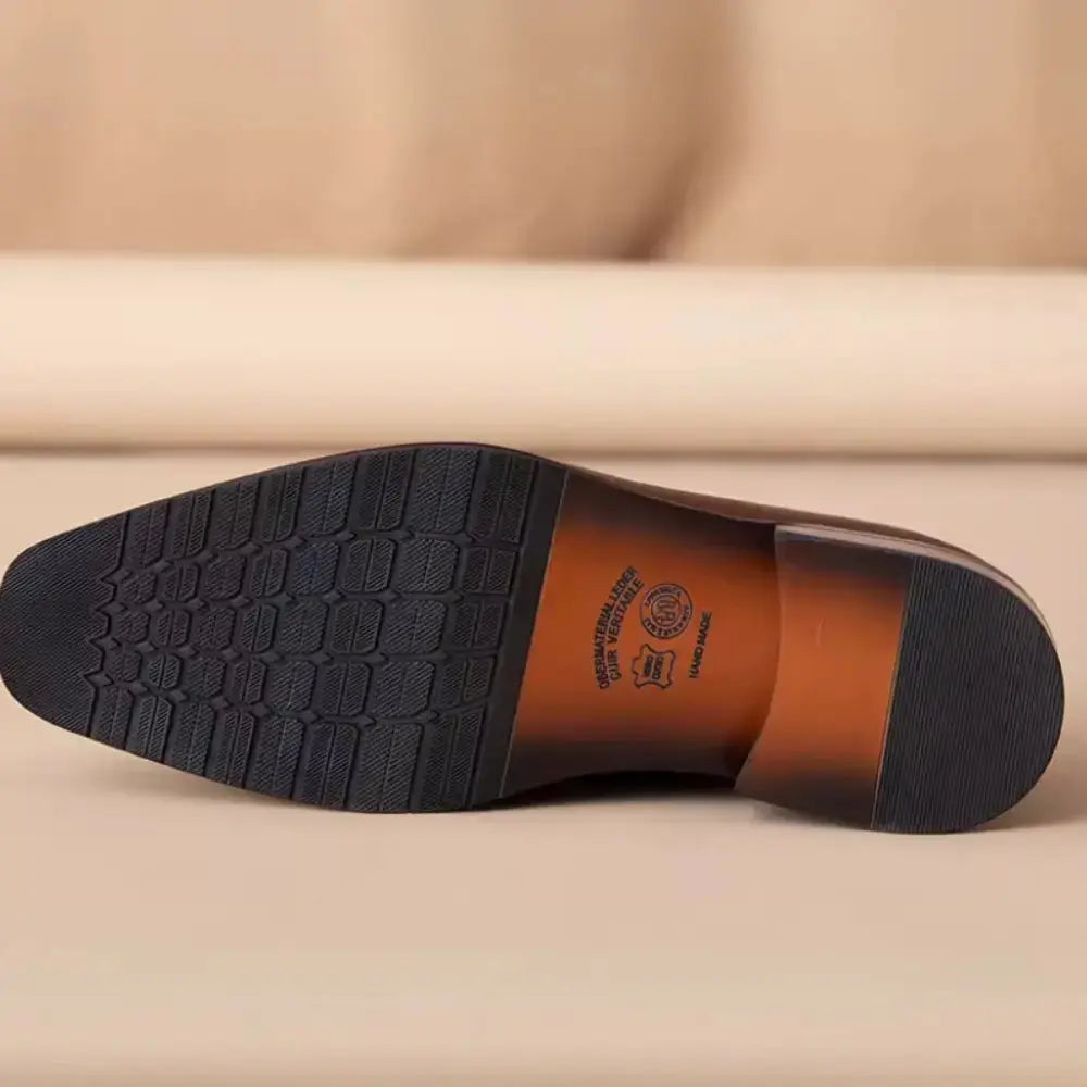 Leisure British Leather Square Toe Shoes Prendersons