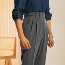 Leisure Iron-free Draping Bamboo Pattern All-match Suit Pants Prendersons
