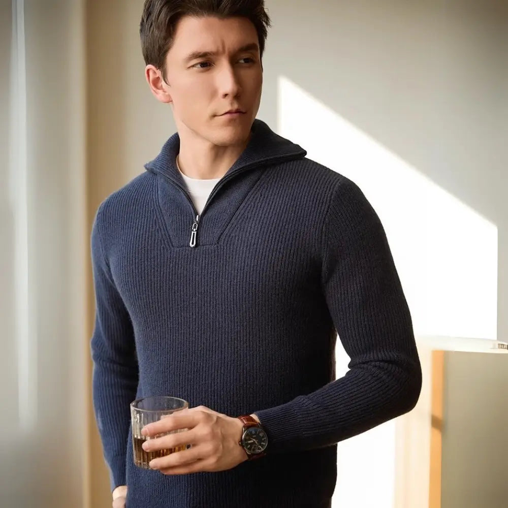 Leisure Pullover Warm Men's Texture Sweater Prendersons