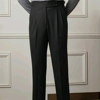 Light Luxury Casual Pants Men's British Commuter Anti-wrinkle Retro Trendy Business Slim-fit Pants Prendersons