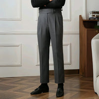 Light Luxury Casual Pants Men's British Commuter Anti-wrinkle Retro Trendy Business Slim-fit Pants Prendersons