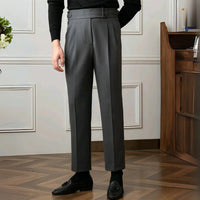 Light Luxury Casual Pants Men's British Commuter Anti-wrinkle Retro Trendy Business Slim-fit Pants Prendersons
