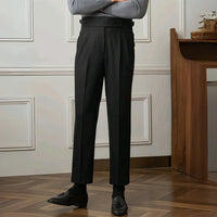 Light Luxury Casual Pants Men's British Commuter Anti-wrinkle Retro Trendy Business Slim-fit Pants Prendersons