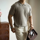 Light Luxury High-end Machine Washable Wool Short-sleeved Polo Shirt Prendersons