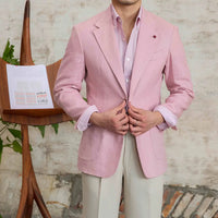 Lightweight Semi-lined Casual Pure Linen Suit Jacket Prendersons