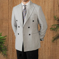 Mens double breasted coat