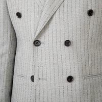 Striped double breasted suit