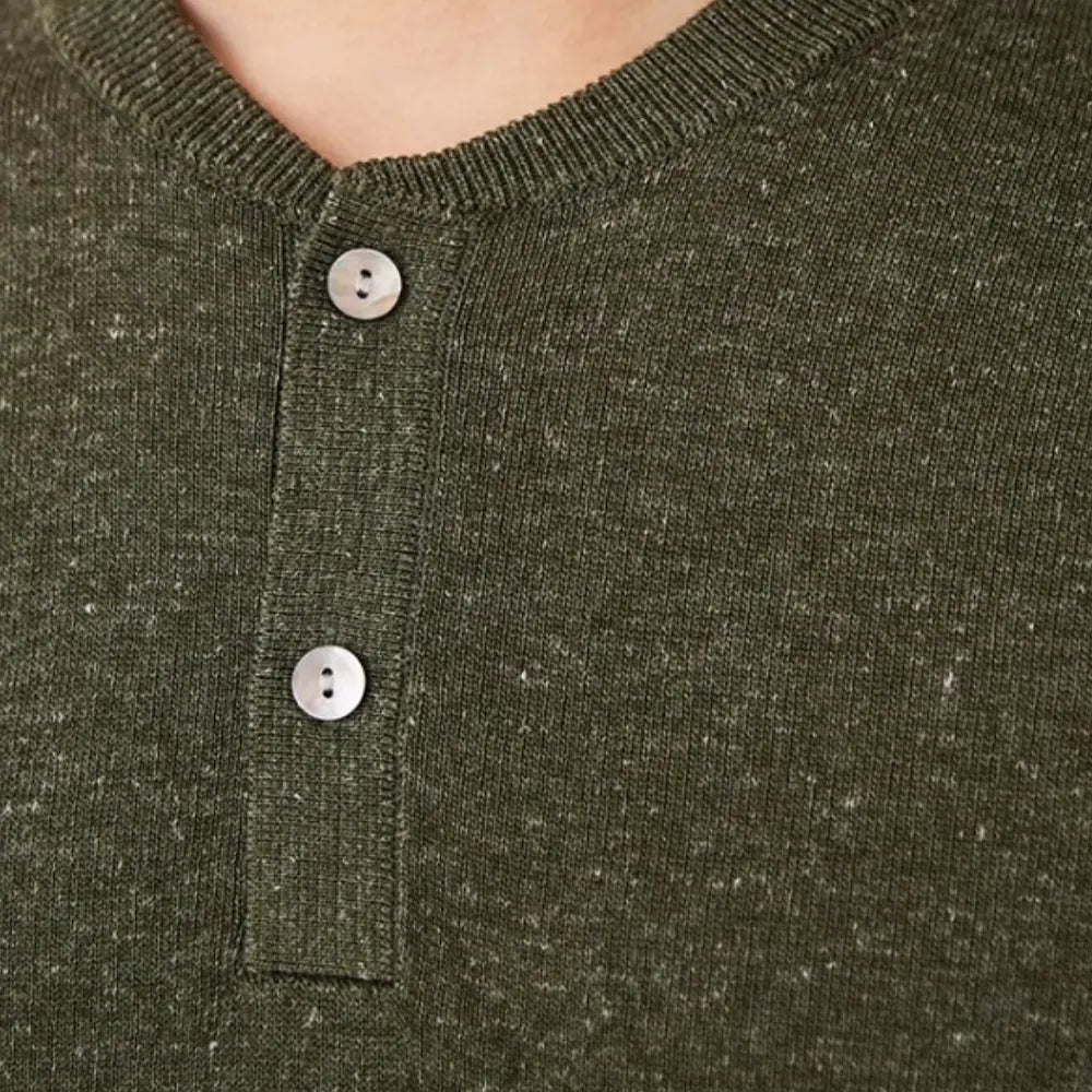 Linen Blended Men's Young Old Money Style Sweater Prendersons