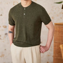 Linen Blended Men's Young Old Money Style Sweater Prendersons