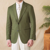Linen Cotton Half Lining Lightweight Casual Suit NAPOLI Breathable Suit Prendersons