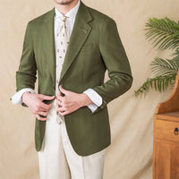Linen Cotton Half Lining Lightweight Casual Suit NAPOLI Breathable Suit Prendersons