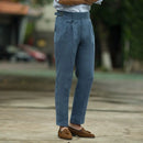 High waist linen pants