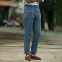 High waist linen pants
