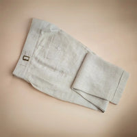 Slim fit linen trousers