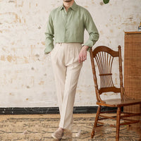 Linen Thin Long Sleeve Shirt Prendersons
