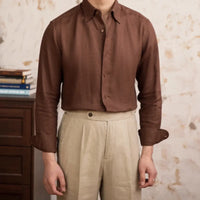 Linen Thin Long Sleeve Shirt Prendersons