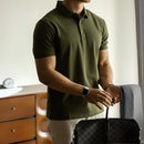 Long-staple Cotton Polo Shirt Short Sleeve Lapel T-shirt Prendersons