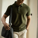 Long-staple Cotton Polo Shirt Short Sleeve Lapel T-shirt Prendersons