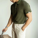 Long-staple Cotton Polo Shirt Short Sleeve Lapel T-shirt Prendersons