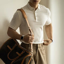 Long-staple Cotton Polo Shirt Short Sleeve Lapel T-shirt Prendersons