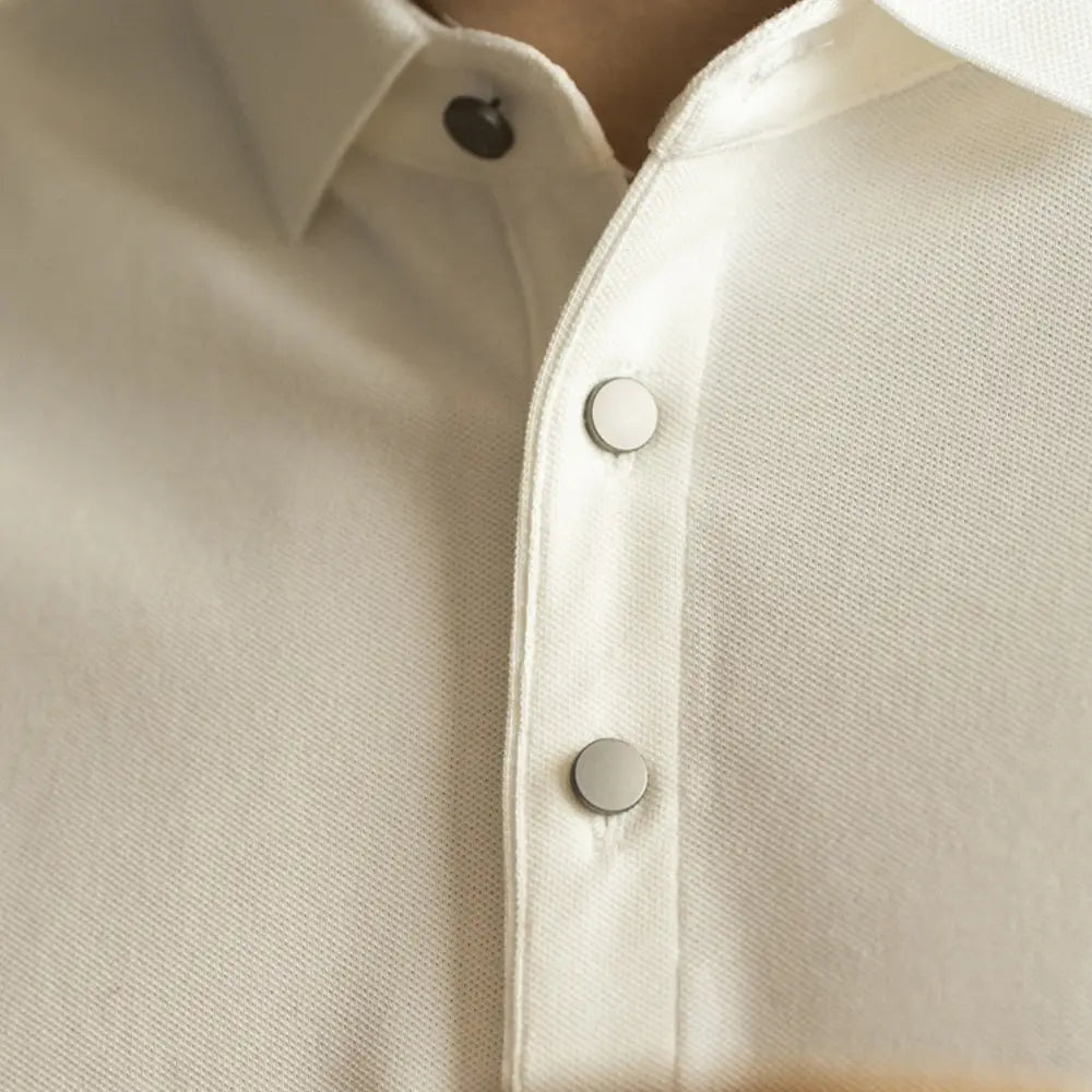 Long-staple Cotton Polo Shirt Short Sleeve Lapel T-shirt Prendersons