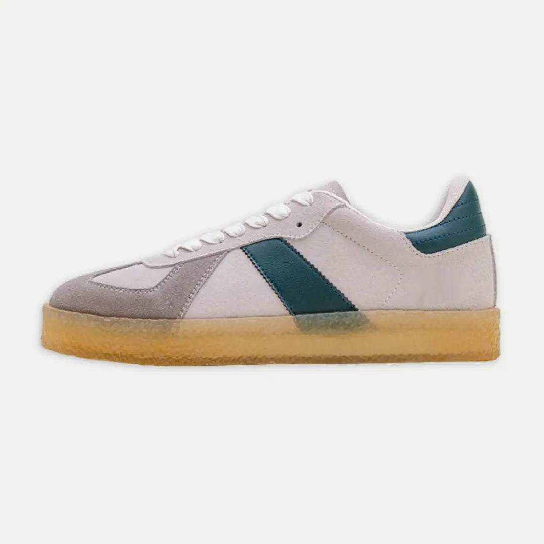Low-top Casual Regular Fit Platform Shoes – Dark Green | All-Day Ease | Athletic Casual Luxury