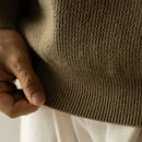 Machine Washable Wool Men's Warm Half Turtleneck Zipper Sweater Prendersons