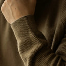 Machine Washable Wool Men's Warm Half Turtleneck Zipper Sweater Prendersons