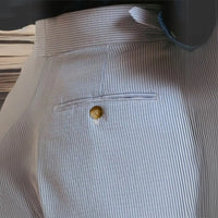 Loose fit blue casual trousers