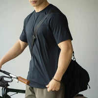 Men's Casual Exercise Workout Quick-drying Short-sleeved T-shirt Prendersons
