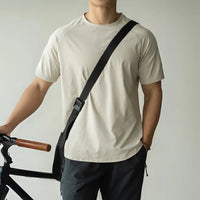 Men's Casual Exercise Workout Quick-drying Short-sleeved T-shirt Prendersons
